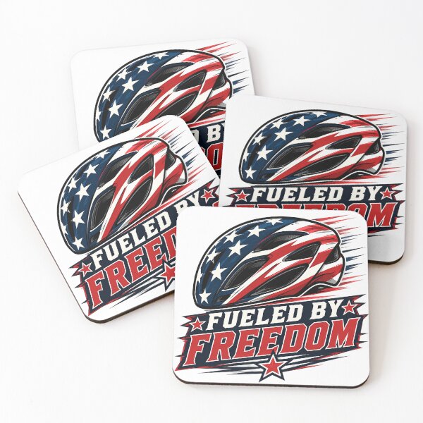 Item preview, Fueled by Freedom Patriotic Cycling Helmet Bicycle Racing designed and sold by shemodas.