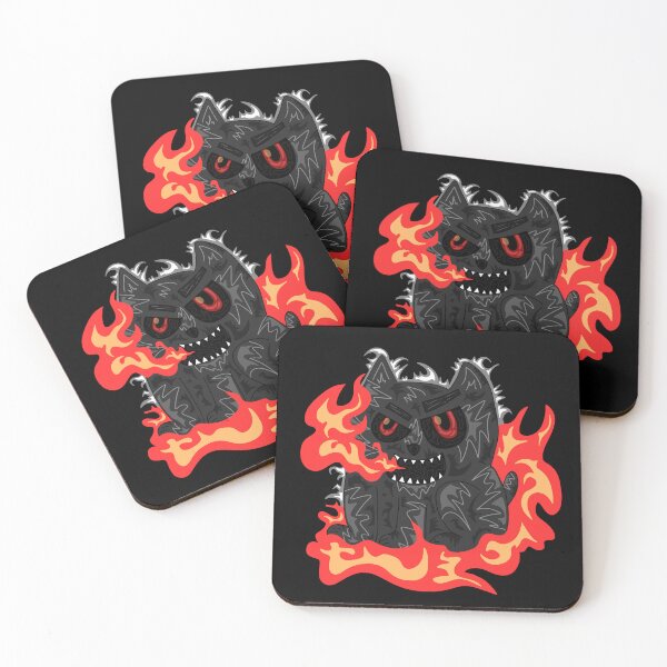 Item preview, Blaze the Fire Breathing Cat of Doom designed and sold by MM92.