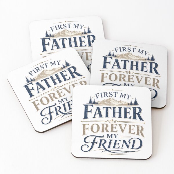 Item preview, First My Father Forever My Friend designed and sold by PawsKinStudio.