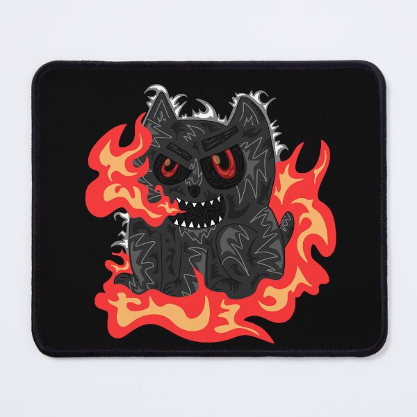 Item preview, Blaze the Fire Breathing Cat of Doom designed and sold by MM92.