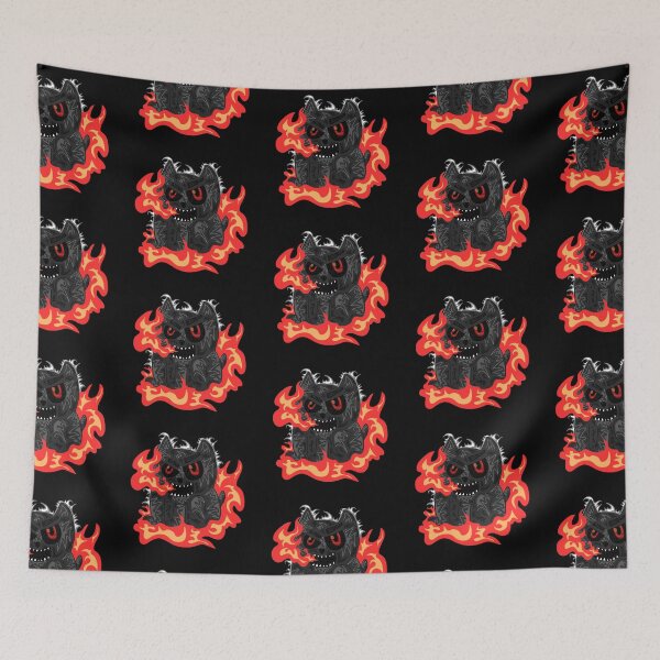 Item preview, Blaze the Fire Breathing Cat of Doom designed and sold by MM92.
