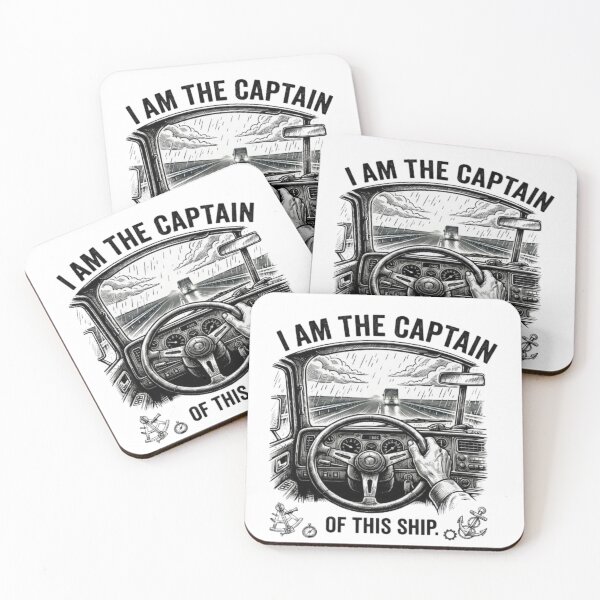 Item preview, I Am The Captain Of This Ship - Professional Driver Design designed and sold by BoldConcept43.
