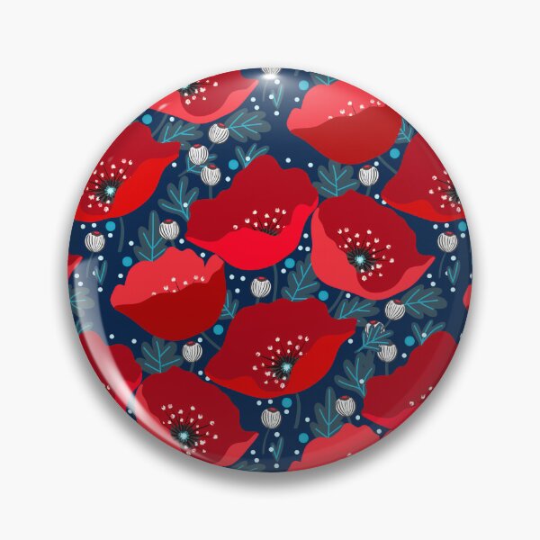 Item preview, Iconic red poppies boho art print designed and sold by Clara Fruggeri.