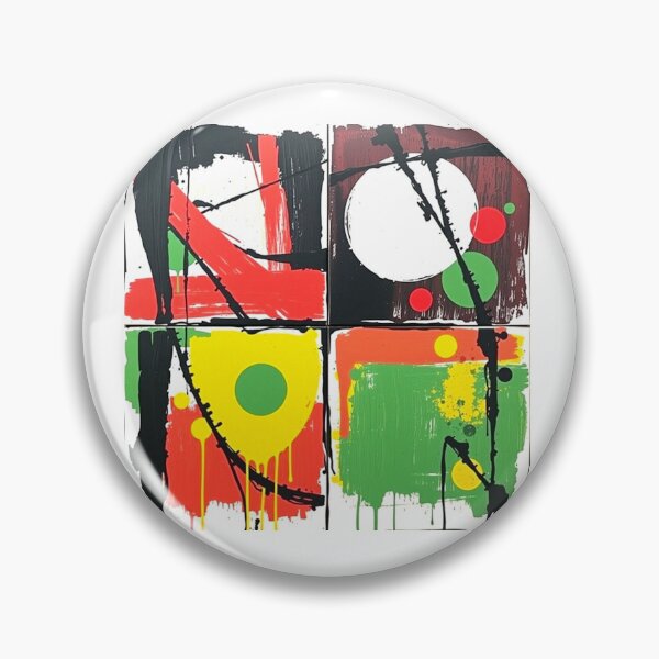 Item preview, playful disorder colorful geometric abstract design designed and sold by SmashingDeals.