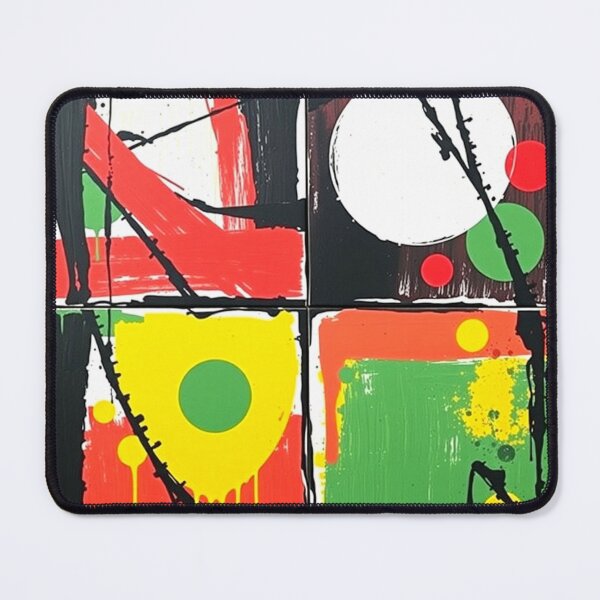 Item preview, playful disorder colorful geometric abstract design designed and sold by SmashingDeals.