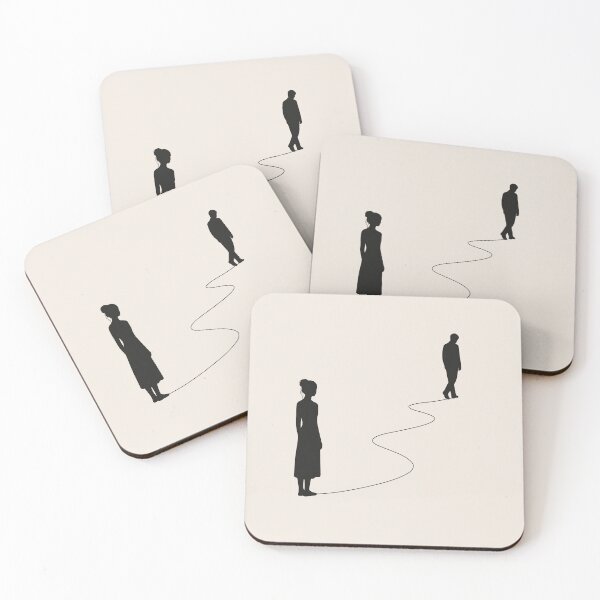 Item preview, Minimalist Relationship Breakup Art designed and sold by Studio pod Burom.