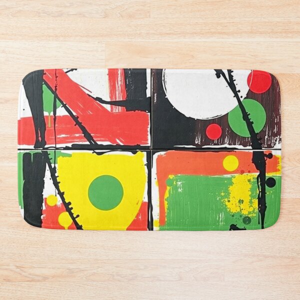 Item preview, playful disorder colorful geometric abstract design designed and sold by SmashingDeals.