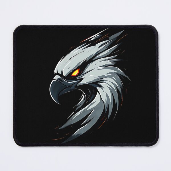 Item preview, Grey Eagle with Glowing Yellow Eye designed and sold by UrbanPrts.