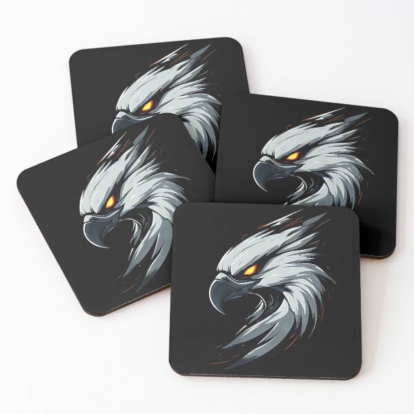 Item preview, Grey Eagle with Glowing Yellow Eye designed and sold by UrbanPrts.
