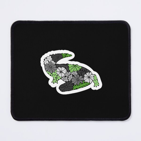 Item preview, Alligator - Agender Flag STICKER designed and sold by HannahReeStudio.