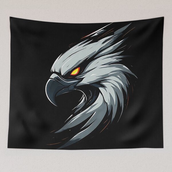 Item preview, Grey Eagle with Glowing Yellow Eye designed and sold by UrbanPrts.
