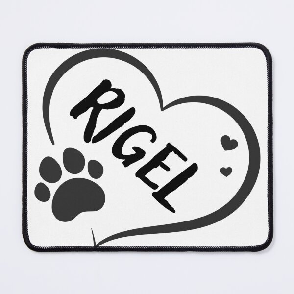 Item preview, Rigel cat in a heart with a paw, great gift for dog or cat owners  designed and sold by OCS1337.