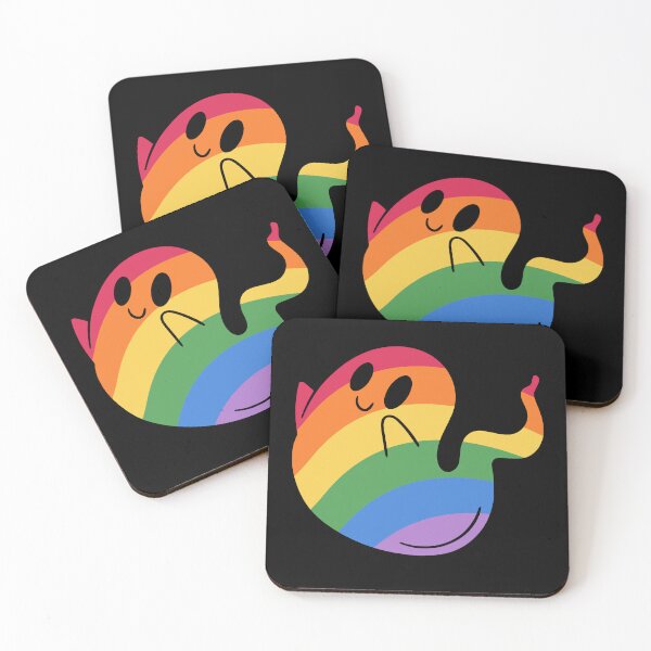 Item preview, Cute pride ghost designed and sold by stellacreates.