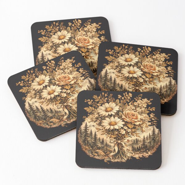 Item preview, Vintage Wildflower Bouquet Botanical Retro Floral Design designed and sold by JustResultsCo.