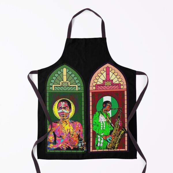 Item preview, Fela Kuti Stained Glass Art – Pan-African Cathedral Portrait Nigeria Afrobeat gift designed and sold by Youngkev-arts.