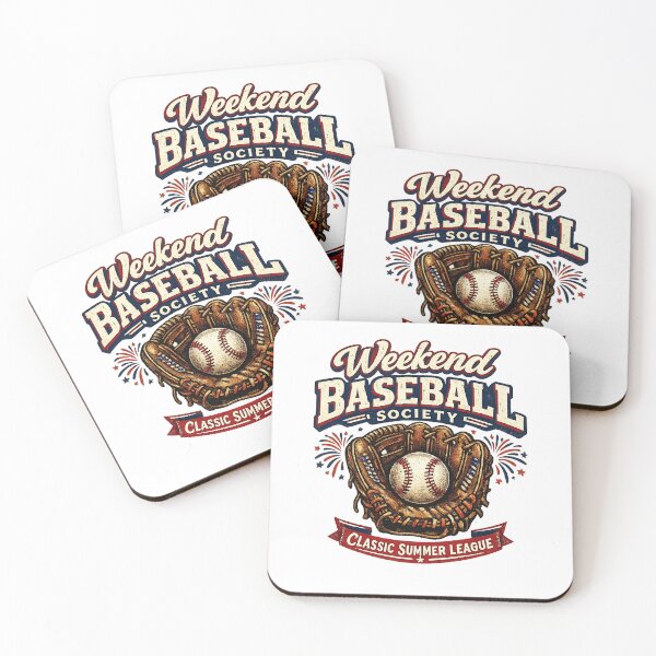 Item preview, Weekend Baseball Society Classic Summer League Vintage Glove designed and sold by shemodas.
