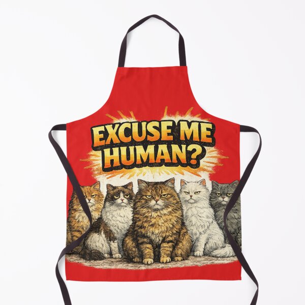 Item preview, Excuse Me Human Funny Grumpy Cat Gang Attitude Humor Gift designed and sold by irfanshikh.