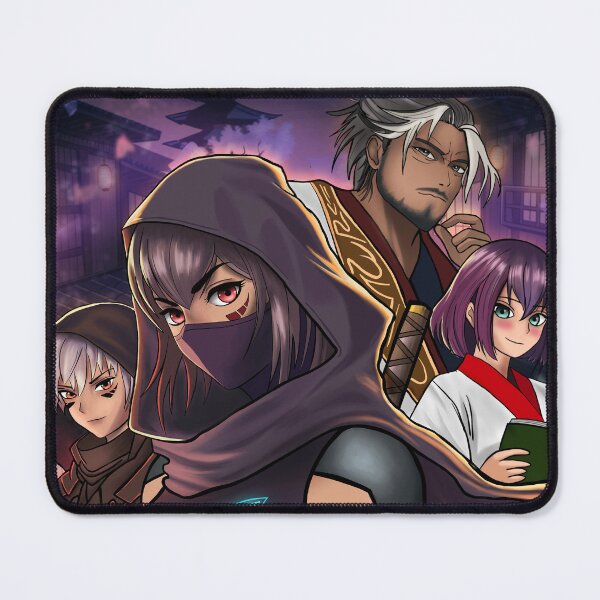 Item preview, Ninja manga clan characters in a Japanese village designed and sold by Libellule Senseï.