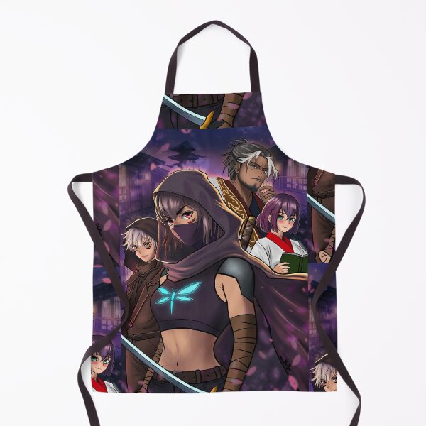 Item preview, Ninja manga clan characters in a Japanese village designed and sold by Libellule Senseï.