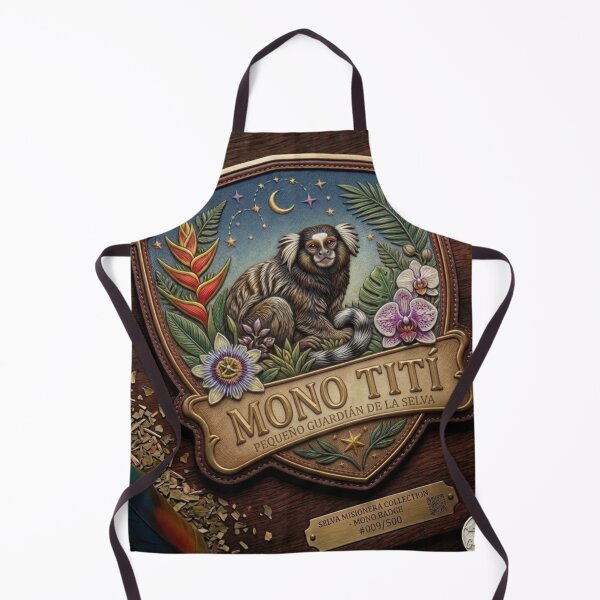 Item preview, Titi Monkey Wood Carving Shield Misiones designed and sold by Raices del Litoral .