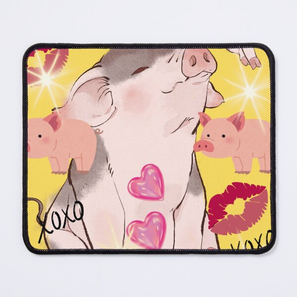 Item preview, Pig love design in yellow designed and sold by Extremeallie.