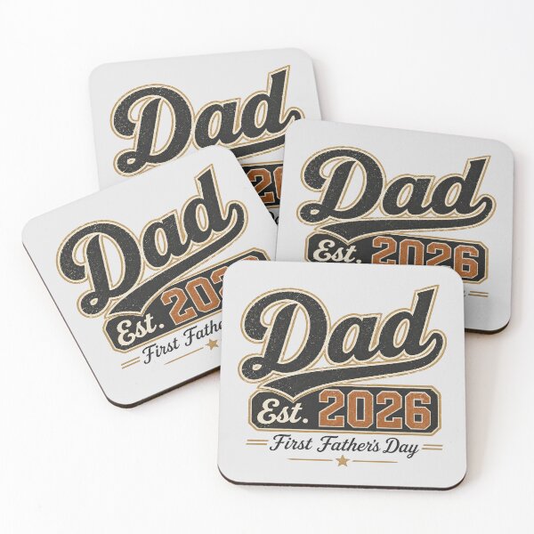 Item preview, Dad Est 2026 New Dad Shirt designed and sold by PawsKinStudio.
