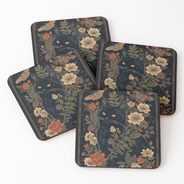 Item preview, The Black Cat Card designed and sold by uunaa.