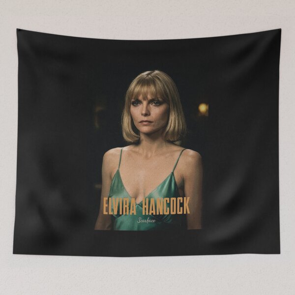 Item preview, Elvira Hancock - Scarface Poster designed and sold by Enea Kelo.
