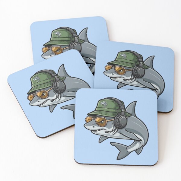 Item preview, Cool Shark – Funny Gamer Animal Design designed and sold by Dogandesighn.