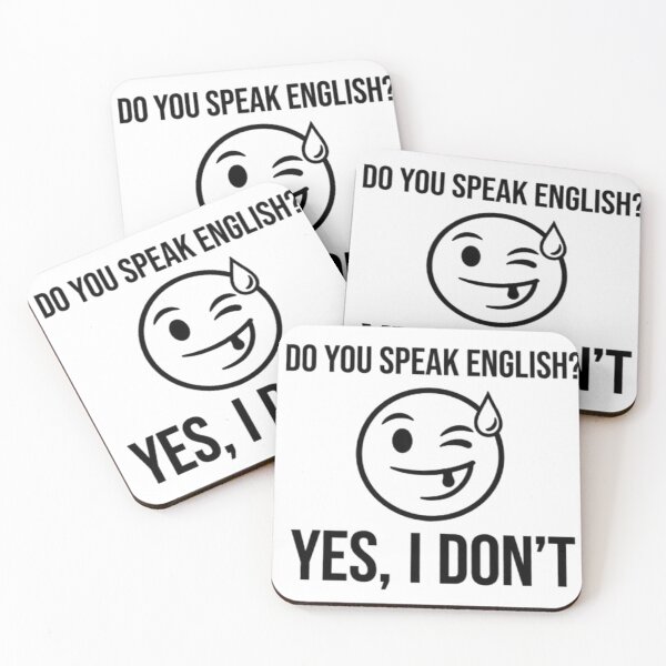 Item preview, Do You Speak English? Yes, I Don't Funny Language Joke designed and sold by BoldConcept43.