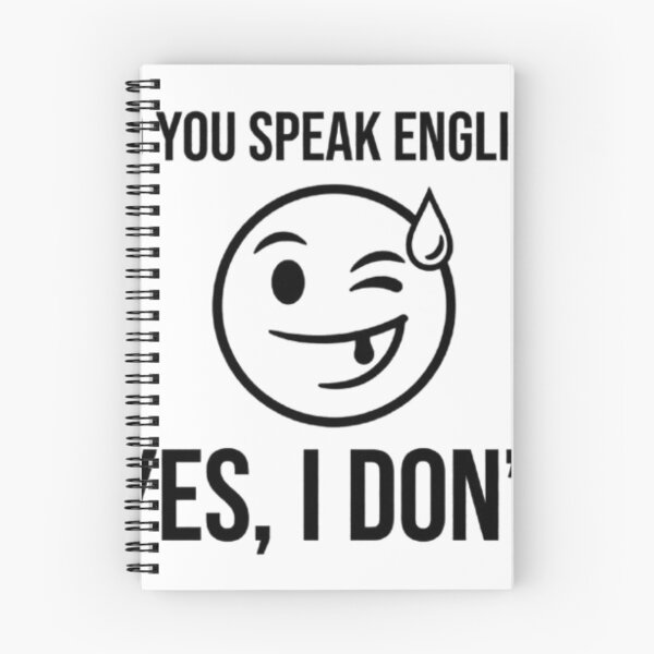 Item preview, Do You Speak English? Yes, I Don't Funny Language Joke designed and sold by BoldConcept43.
