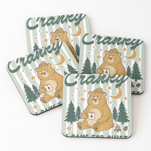 Item preview, Cranky Camping Shirt, I Came For Quiet designed and sold by TeeVerse27.