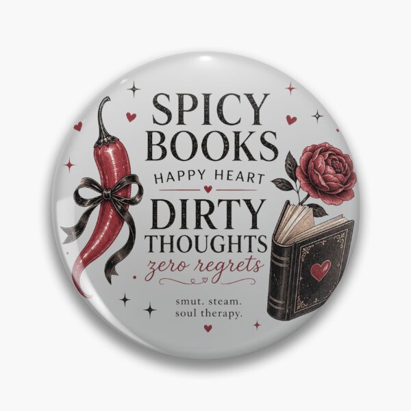 Item preview, Spicy Books Happy Heart Dirty Thoughts Shirt | Romance Reader Tee | Smut Book Lover Gift | Booktok Reading T-Shirt designed and sold by Mirosi-S.