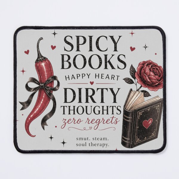 Item preview, Spicy Books Happy Heart Dirty Thoughts Shirt | Romance Reader Tee | Smut Book Lover Gift | Booktok Reading T-Shirt designed and sold by Mirosi-S.
