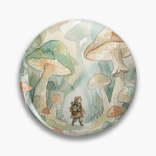 Item preview,  Lost in the Glowing Woods: Tiny Traveler in a Magical Mushroom Forest designed and sold by GrabaHuk.