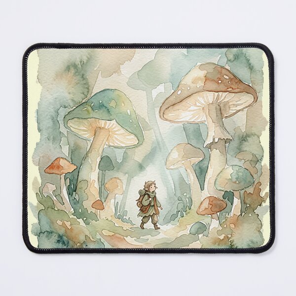 Item preview,  Lost in the Glowing Woods: Tiny Traveler in a Magical Mushroom Forest designed and sold by GrabaHuk.