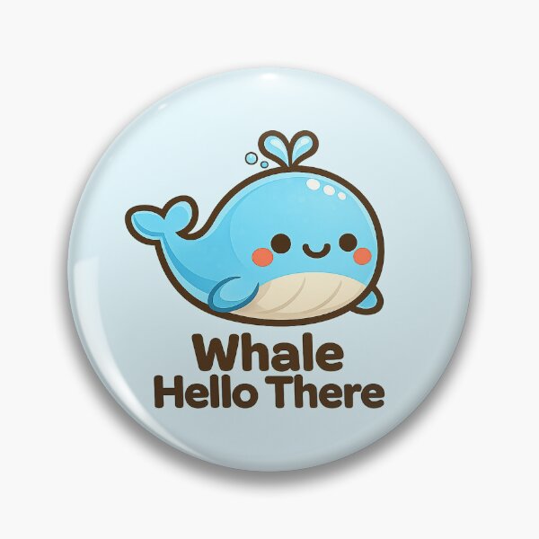Item preview, Cute Whale Character — Whale Hello There designed and sold by Dream Machine.