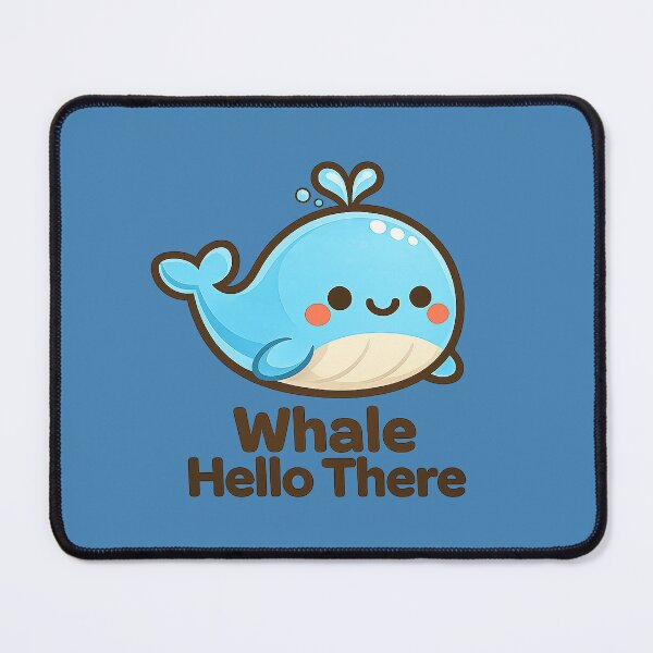 Item preview, Cute Whale Character — Whale Hello There designed and sold by DreamMachine69.