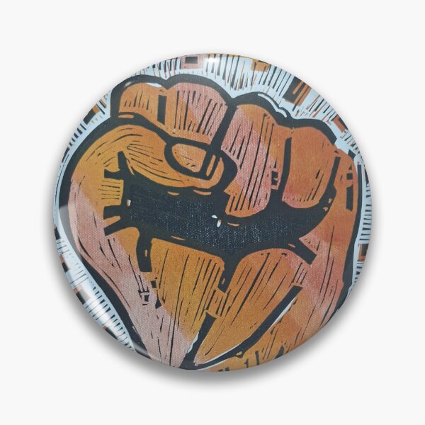 Item preview, Resist. Lino print protest artwork designed and sold by SombreroDoodles.