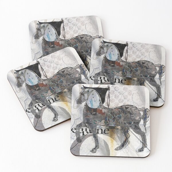 Item preview, Equine Echoes – Contemporary Mixed Media Horse Art designed and sold by Lifer Art and Design.