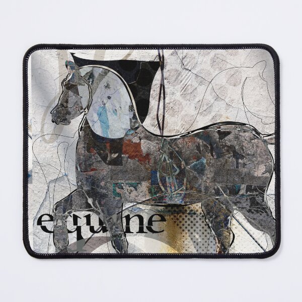 Item preview, Equine Echoes – Contemporary Mixed Media Horse Art designed and sold by Lifer Art and Design.