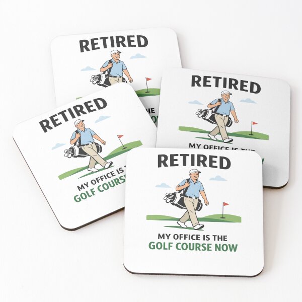Item preview,  Retired My Office Is The Golf Course Now Minimalist Funny Retirement Gift For Golfer designed and sold by Print Loft.