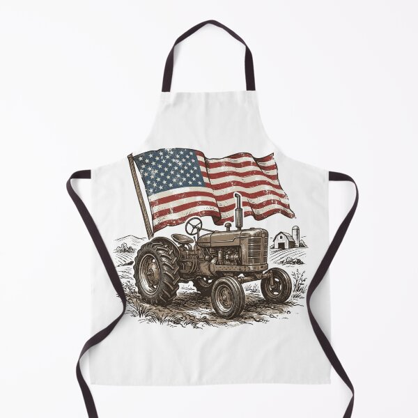 Item preview, Vintage Patriotic American Tractor Country Acres Design designed and sold by Paper Drip.