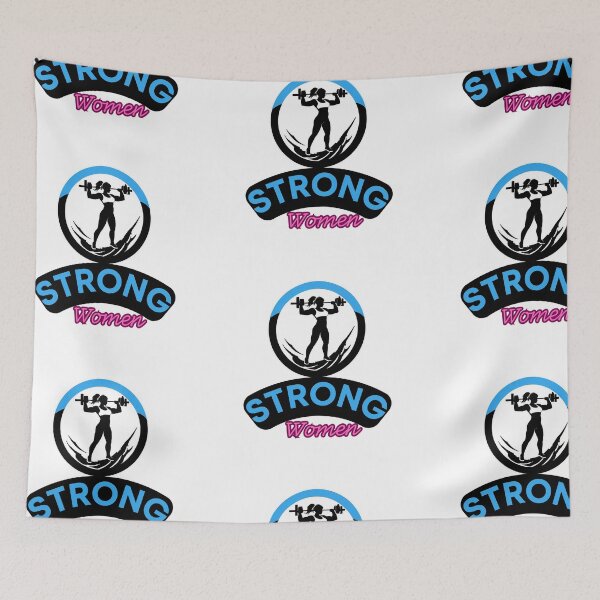 Item preview, Strong Women – Female Strength & Fitness Motivation Design designed and sold by IMuDesigner.
