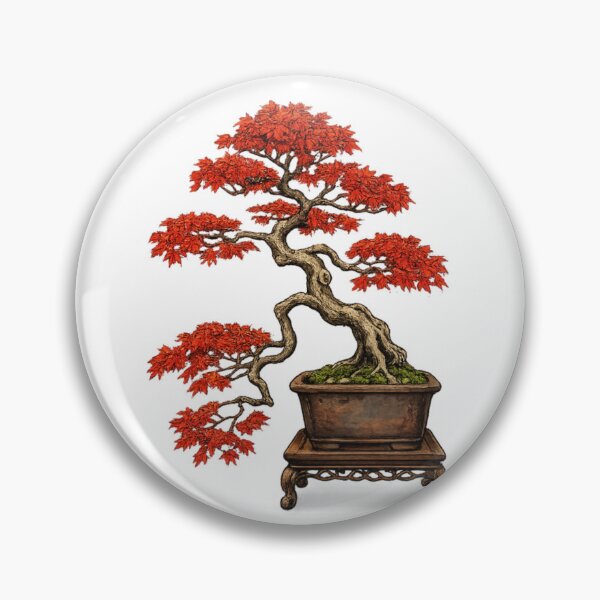 Item preview, Japanese Maple Bonsai Tree | Red Autumn Leaves Nature Art  designed and sold by arifali786.