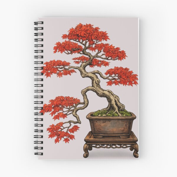 Item preview, Japanese Maple Bonsai Tree | Red Autumn Leaves Nature Art  designed and sold by arifali786.
