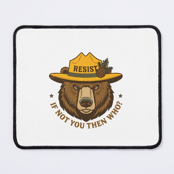 Item preview, Resist If Not You Then Who Environmental Activist Conservation designed and sold by RetroMini2026.