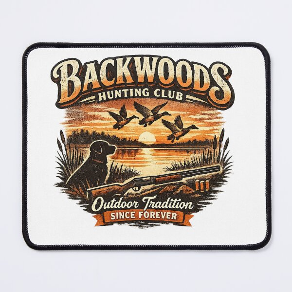 Item preview, Backwoods Hunting Club Outdoor Tradition Duck Hunting Vintage designed and sold by shemodas.