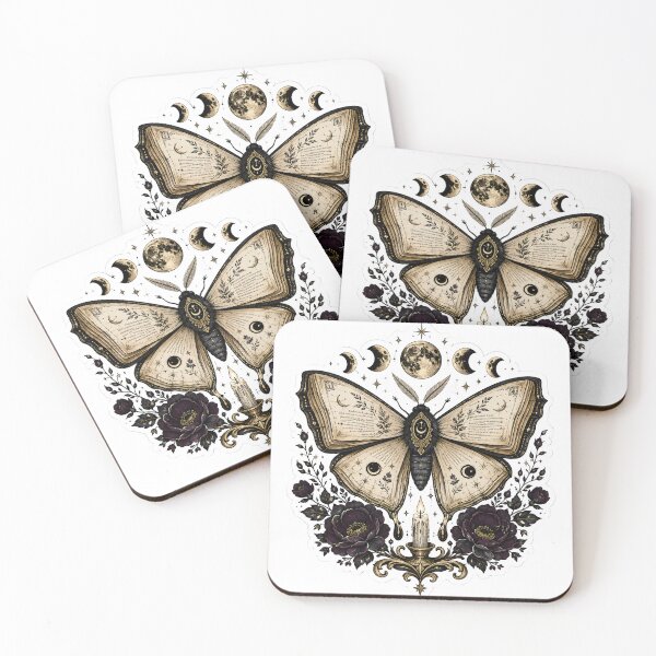 Item preview, Midnight Library Moth Dark Academia Aesthetic designed and sold by StickyGuys.