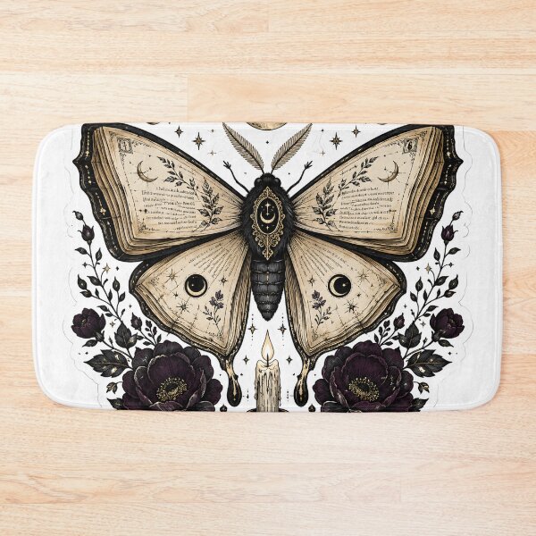 Item preview, Midnight Library Moth Dark Academia Aesthetic designed and sold by StickyGuys.